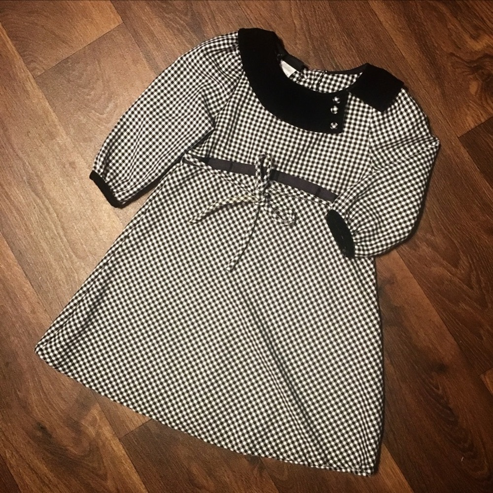 Gingham Girls Dress